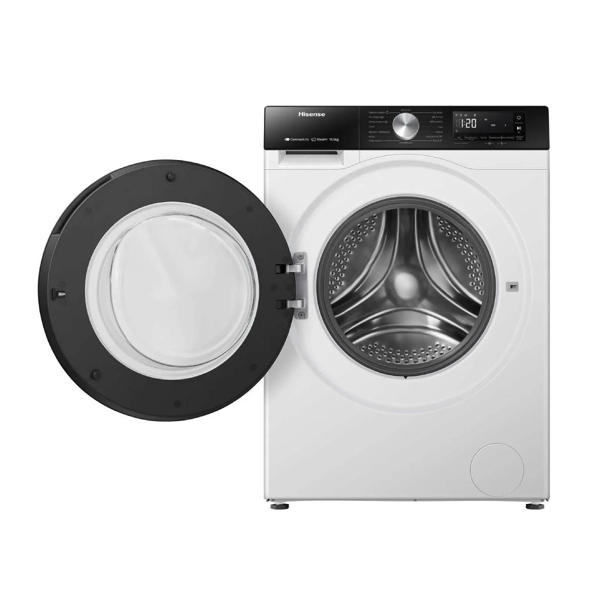 HISENSE WF3S9043BW3 Πλυντήριο Ρούχων WiFi με Ατμό 9 kg, Άσπρο | Hisense| Image 2