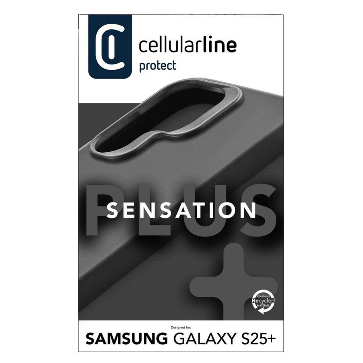 CELLULAR LINE Sensation Προστατευτική Θήκη για Samsung Galaxy S25+, Μαύρο | Cellular-line| Image 2