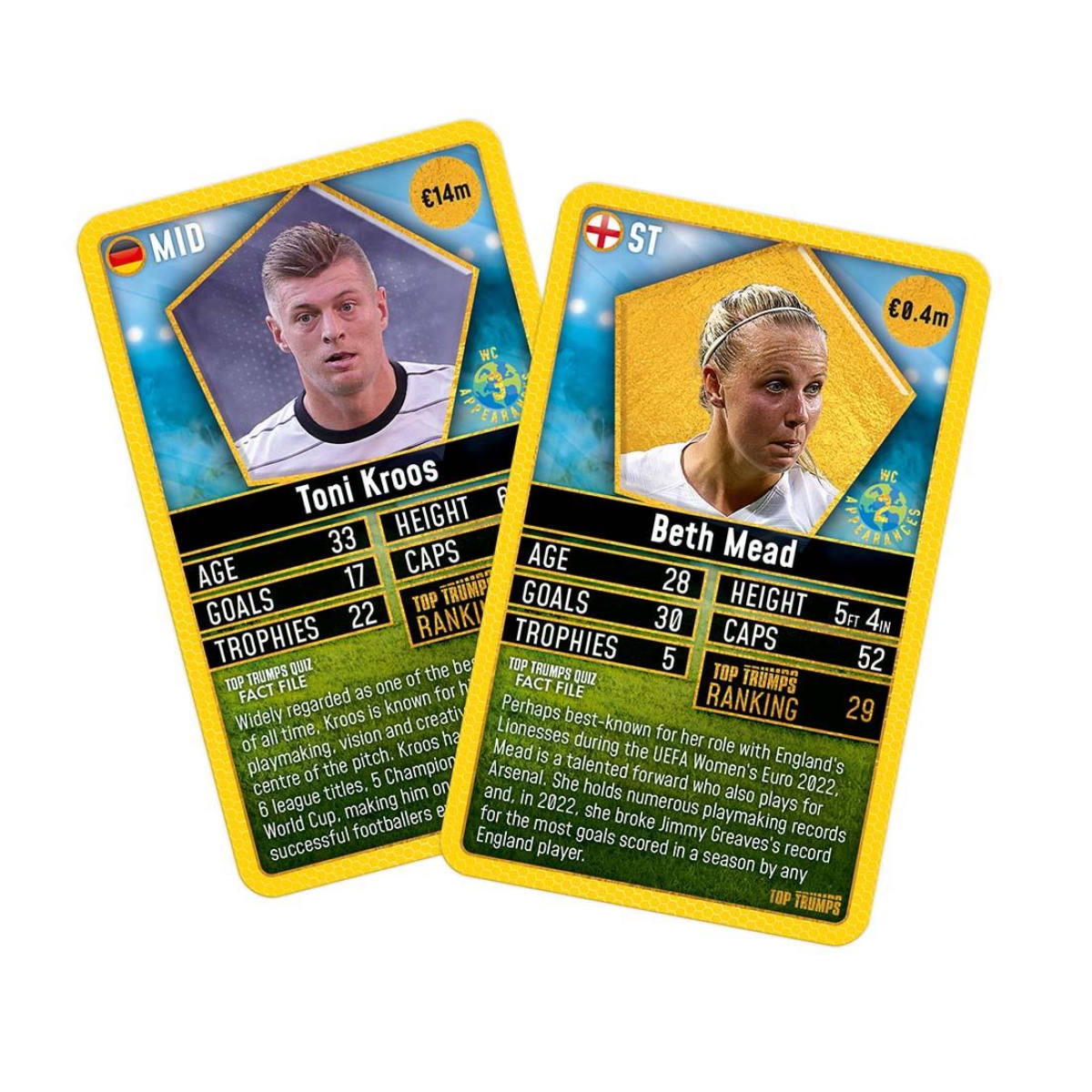 WINNING MOVES Top Trumps - World Football Stars 2024 The Top 200 Pack 2 Playing Cards | Winning-moves| Image 2