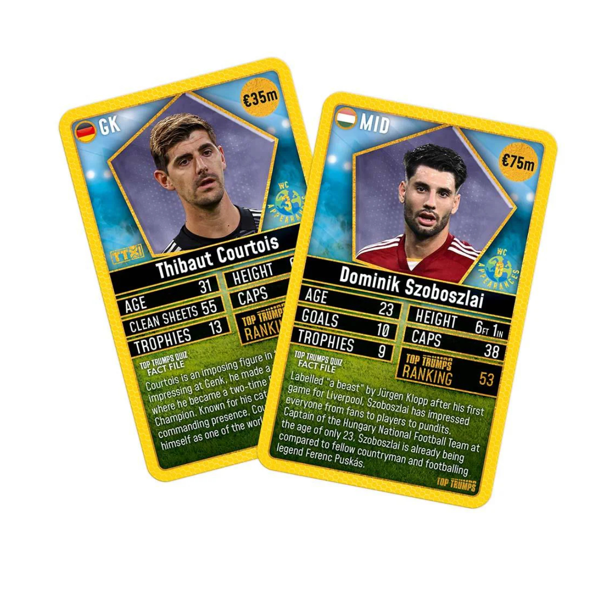 WINNING MOVES Top Trumps - World Football Stars 2024 The Top 200 Pack 2 Playing Cards | Winning-moves| Image 3