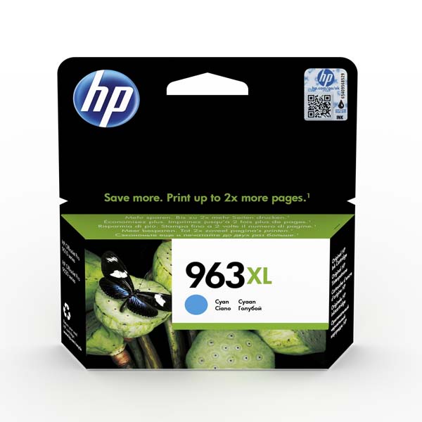 HP 963 XL Μελάνι, Κυανό