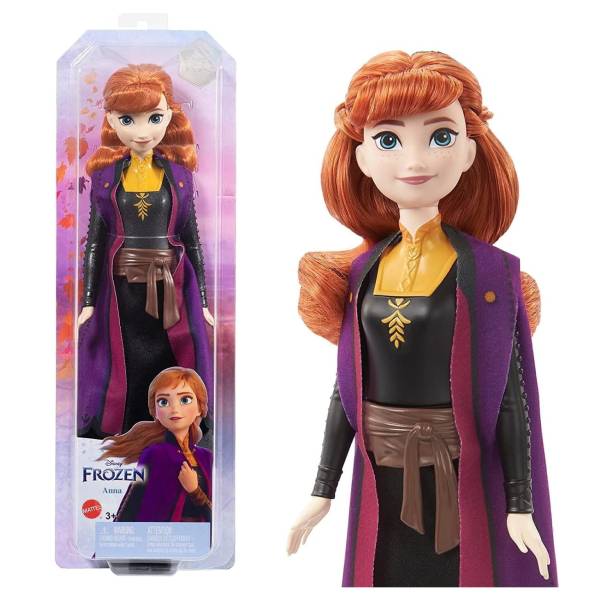 MATTEL Disney: Frozen, Koύκλα Άννα, Με Μαύρο Φόρεμα