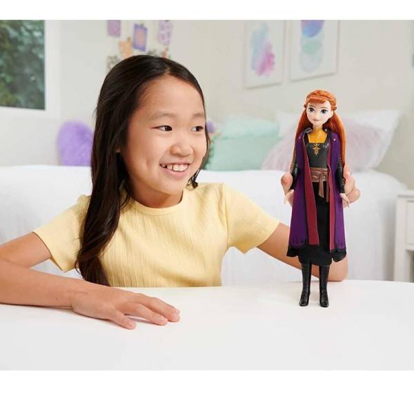 MATTEL Disney: Frozen, Koύκλα Άννα, Με Μαύρο Φόρεμα | Mattel| Image 5