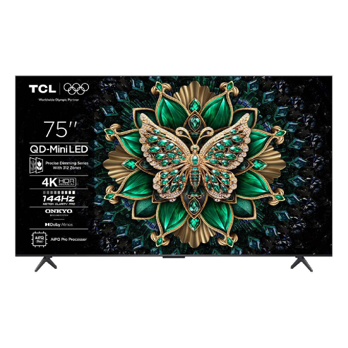 TCL 75MQLED75K Mini QLED 4Κ Google Τηλεόραση, 75"