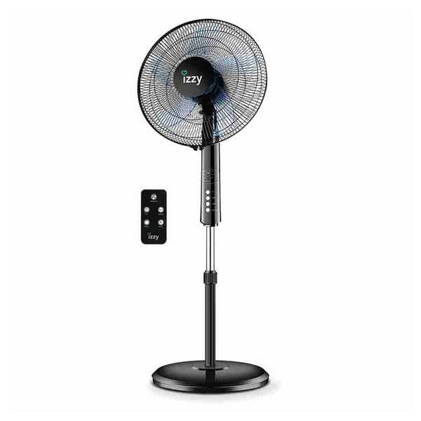 Image of suggested product: IZZY 223990 Ανεμιστήρας Δαπέδου Με Τηλεχειριστήριο 16", Μαύρο