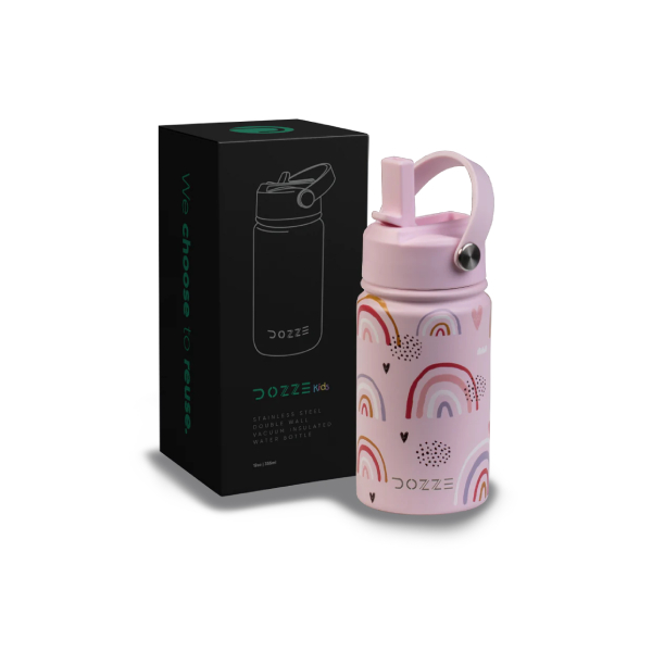 Image of suggested product: DOZZE Παιδικό Μπουκάλι Νερού, 355 ml, Rainbow Love