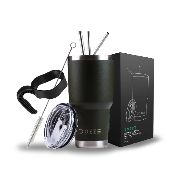 DOZZE Roamer Tumbler Ταξιδιωτικός Θέρμος, 880 ml, Forest Πράσινο