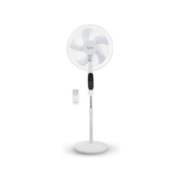 Image of suggested product: IZZY 224422 Ανεμιστήρας Δαπέδου Με Τηλεχειριστήριο 16”, Άσπρο