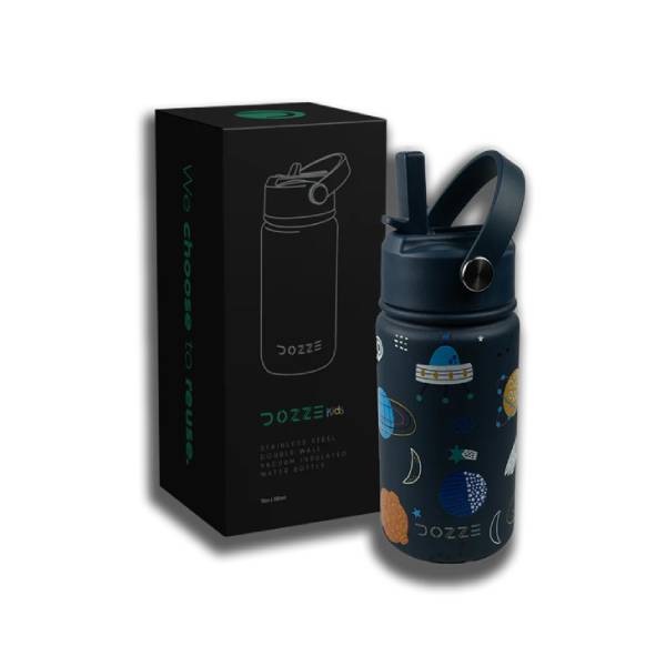 Image of suggested product: DOZZE Ταξιδιωτικός Θέρμος Για Παιδιά 355 ml, Ταξίδια Στο Γαλαξία