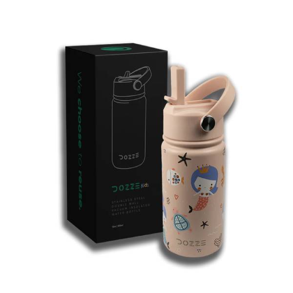 Image of suggested product: DOZZE Ταξιδιωτικός Θέρμος Για Παιδιά 355 ml, Θαυμαστική Γοργόνα