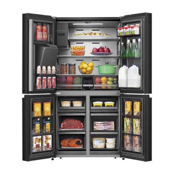 HISENSE RQ760N4SBFE Ψυγείο Τετράπορτο με Δοχείο Νερού, Μαύρο | Hisense| Image 3
