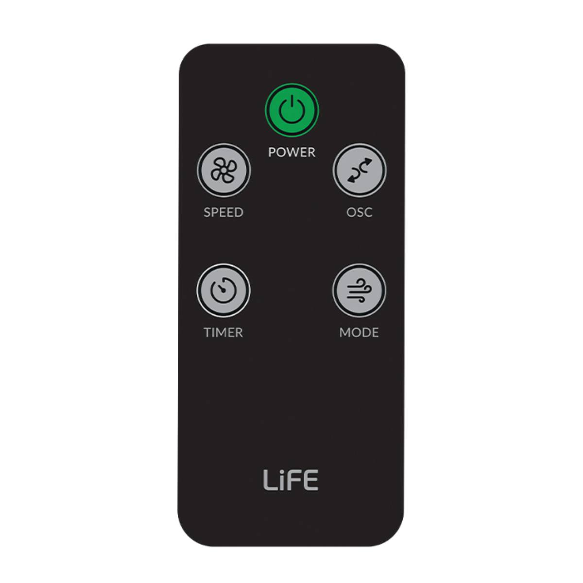 LIFE 221-0355 The Tower Ανεμιστήρας Πύργος με Τηλεχειριστήριο | Life| Image 3