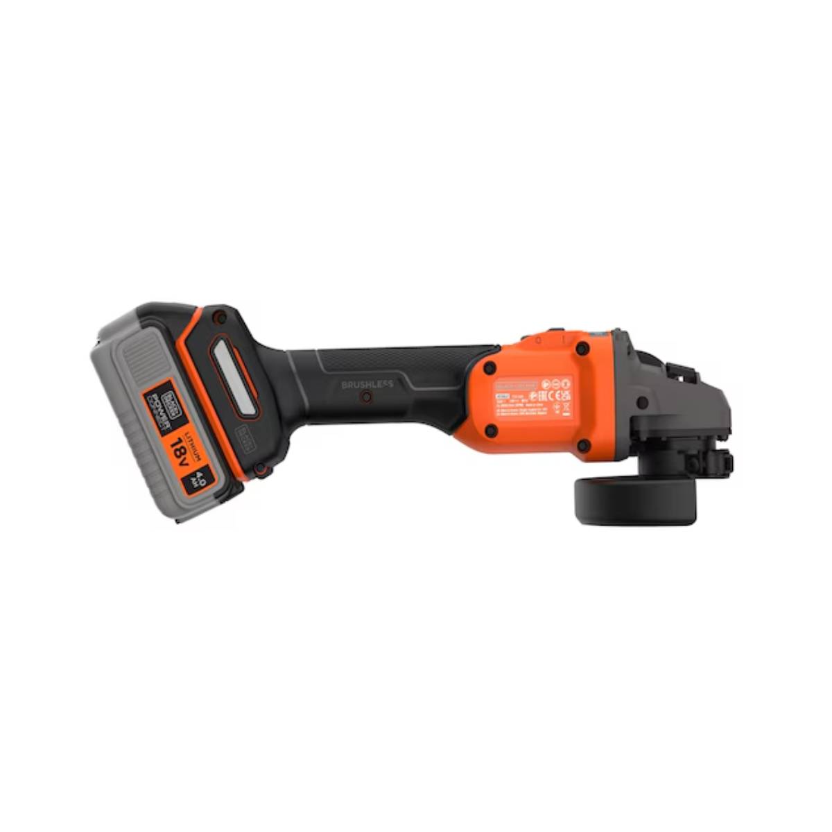 BLACK & DECKER BCG6L8F1S Σετ Γωνιακός Τροχός Μπαταρίας 18V, 1X4.0 Ah | Black-decker| Image 3