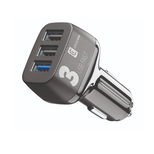 Image of suggested product: CELLULAR LINE Multipower Pro Φορτιστής Αυτοκινήτου 3 Θυρών, Μαύρο