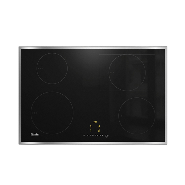 MIELE KM7210 FR Eπαγωγική Εστία με Επεκτάσιμη Ζώνη, Ανοξείδωτο Ατσάλι