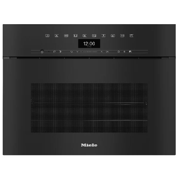 MIELE DGC7440HCX Pro Εντοιχιζόμενος Συνδυαστικός Φούρνος Ατμού, Άνω Πάγκου 45 cm, Μαύρο