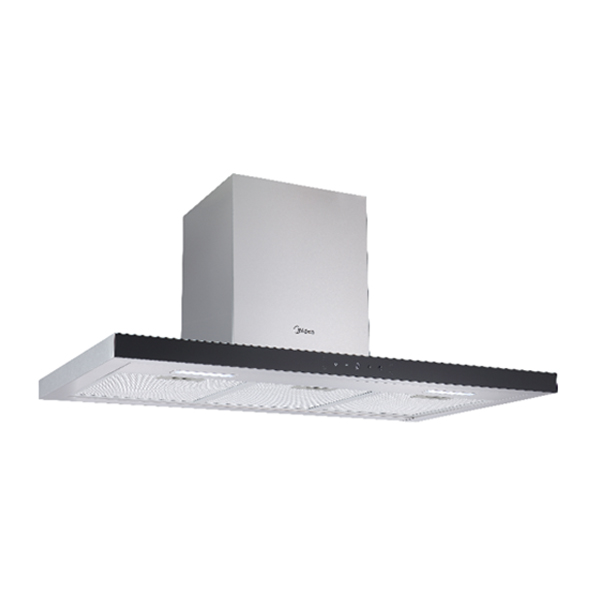 Image of suggested product: MIDEA MH90I4300X-CYP Απορροφητήρας Νησίδα 90 cm, Ανοξείδωτο Ατσάλι με Μαύρο Πάνελ