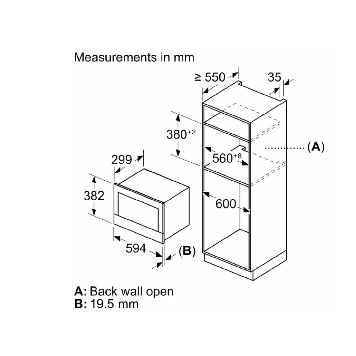 BOSCH BEL7321B1 Σειρά 8 Εντοιχιζόμενος Φούρνος Μικροκυμάτων | Bosch| Image 5