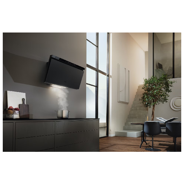 MIELE DAH4980 Επιτοίχιος Κάθετος Aπορροφητήρας Τζάκι,  Obsidian Μαύρο Matt | Miele| Image 3