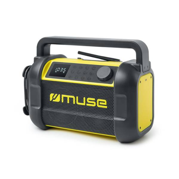 MUSE M-928 BTY Φορητό Ραδιόφωνο με Bluetooth, Μαύρο/Κίτρινο
