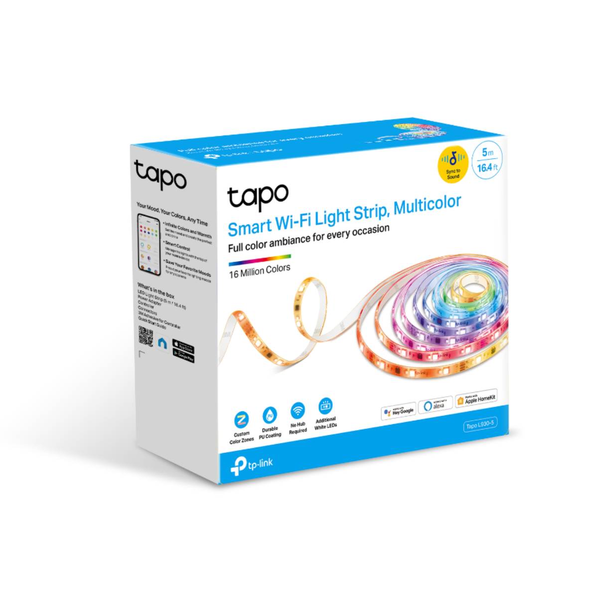 TP-LINK TAPO L930-5 Smart Ταινία LED Με WiFi, Πολύχρωμη, 5 Μέτρα | Tp-link| Image 2
