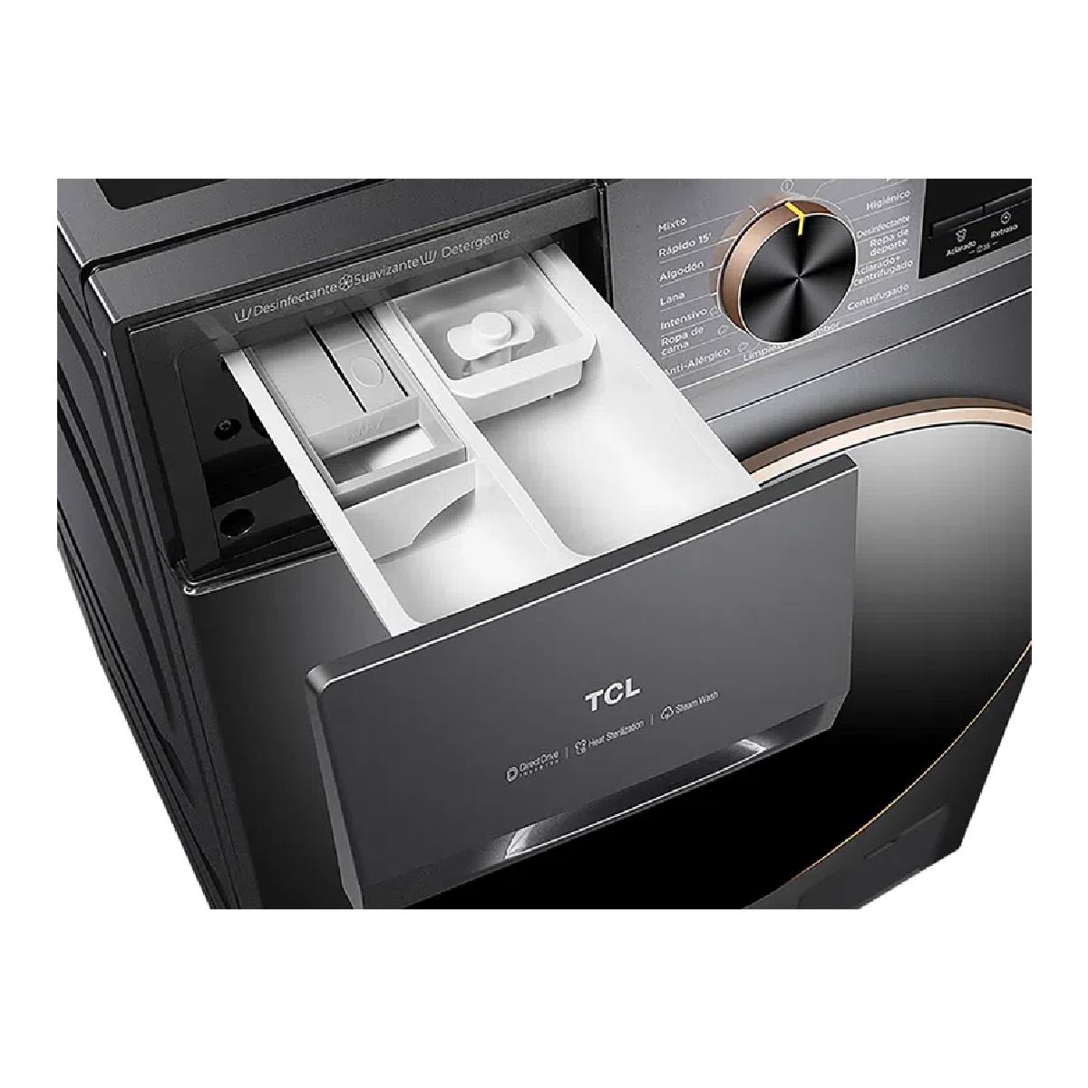 TCL FP1012SA0UK Πλυντήριο Ρούχων 10kg, Ασημί | Tcl| Image 4