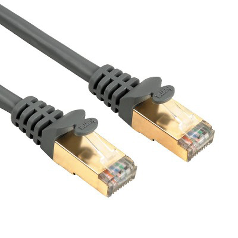 HAMA 41898 Καλώδιο Δικτύωσης CAT 5E 10 μέτρα, Γκρίζο