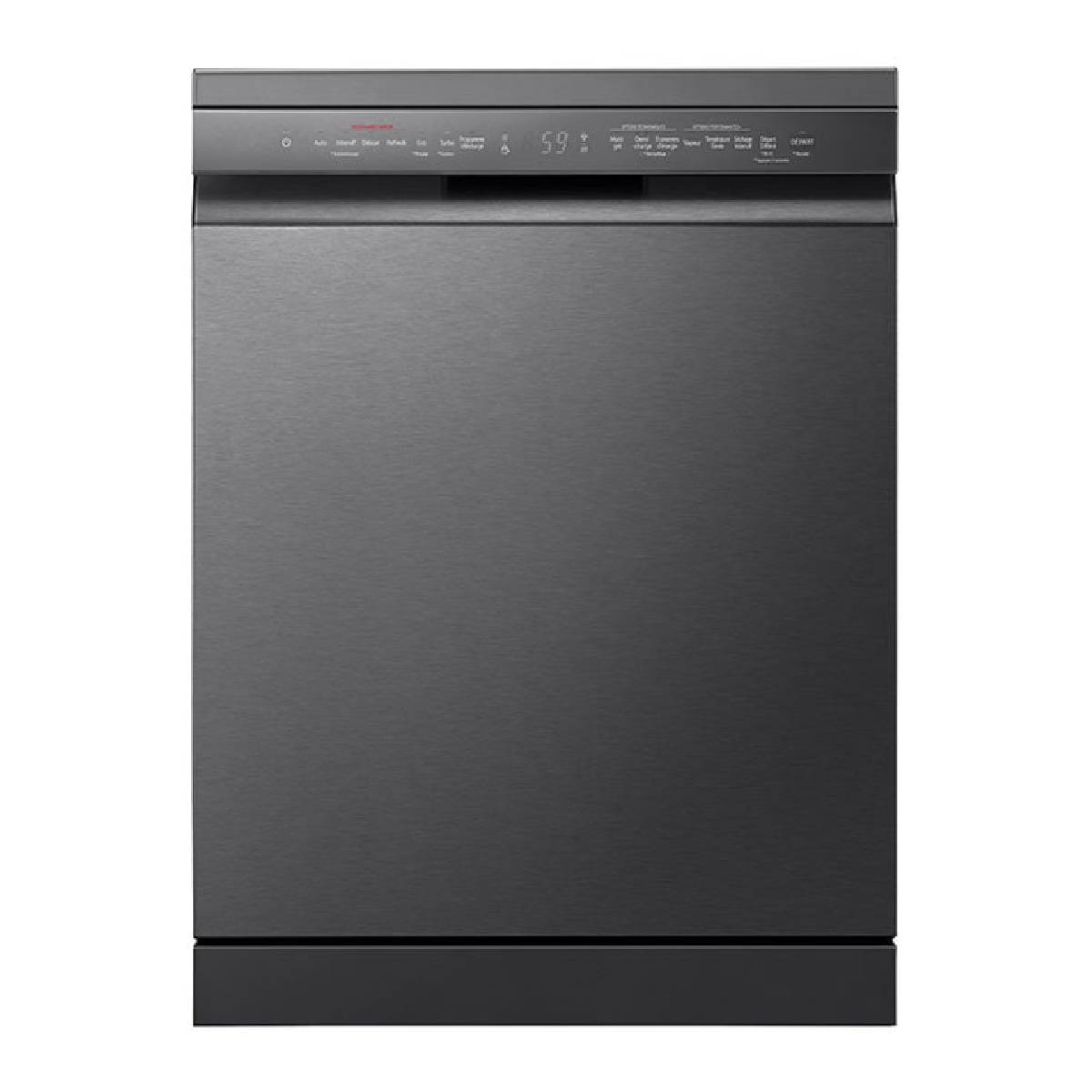 LG DF365FMS Quadwash Ελεύθερο Πλυντήριο Πιάτων, Ματ Μαύρο