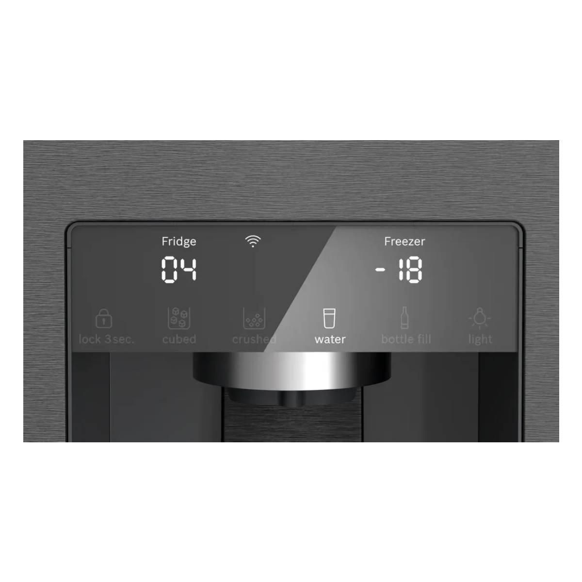 BOSCH KFI96AXEA Ψυγείο Τετράπορτο Με Δοχείο Νερού, Μαύρο Inox | Bosch| Image 4