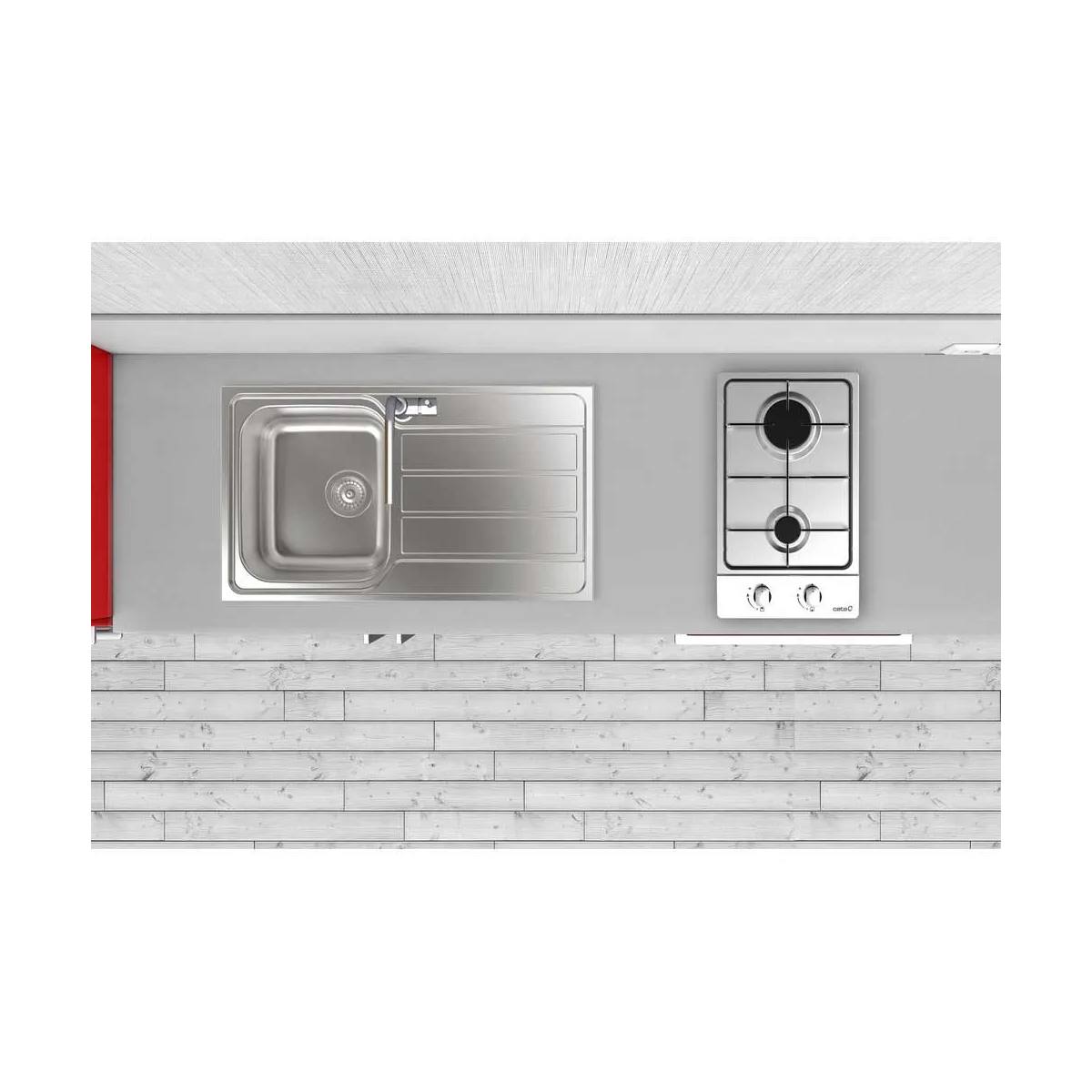 CATA GI 3002 X /B Domino Εστία Υγραερίου, Inox | Cata| Image 4