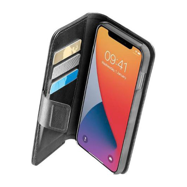 CELLULAR LINE Θήκη Βιβλίο για iPhone 12 Smartphone, Μαύρο