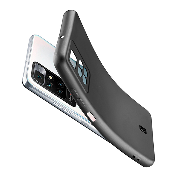 CELLULAR LINE Θήκη απο Καουτσούκ για Xiaomi Redmi 10 Smartphone, Μαύρο
