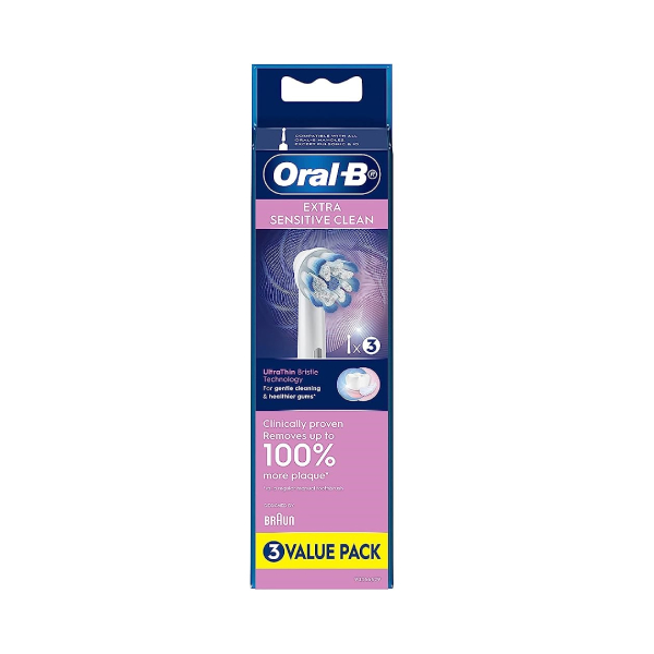 ORAL-B Sensitive Clean Ανταλλακτικές Κεφαλές, 3 Τεμάχια | Braun| Image 2