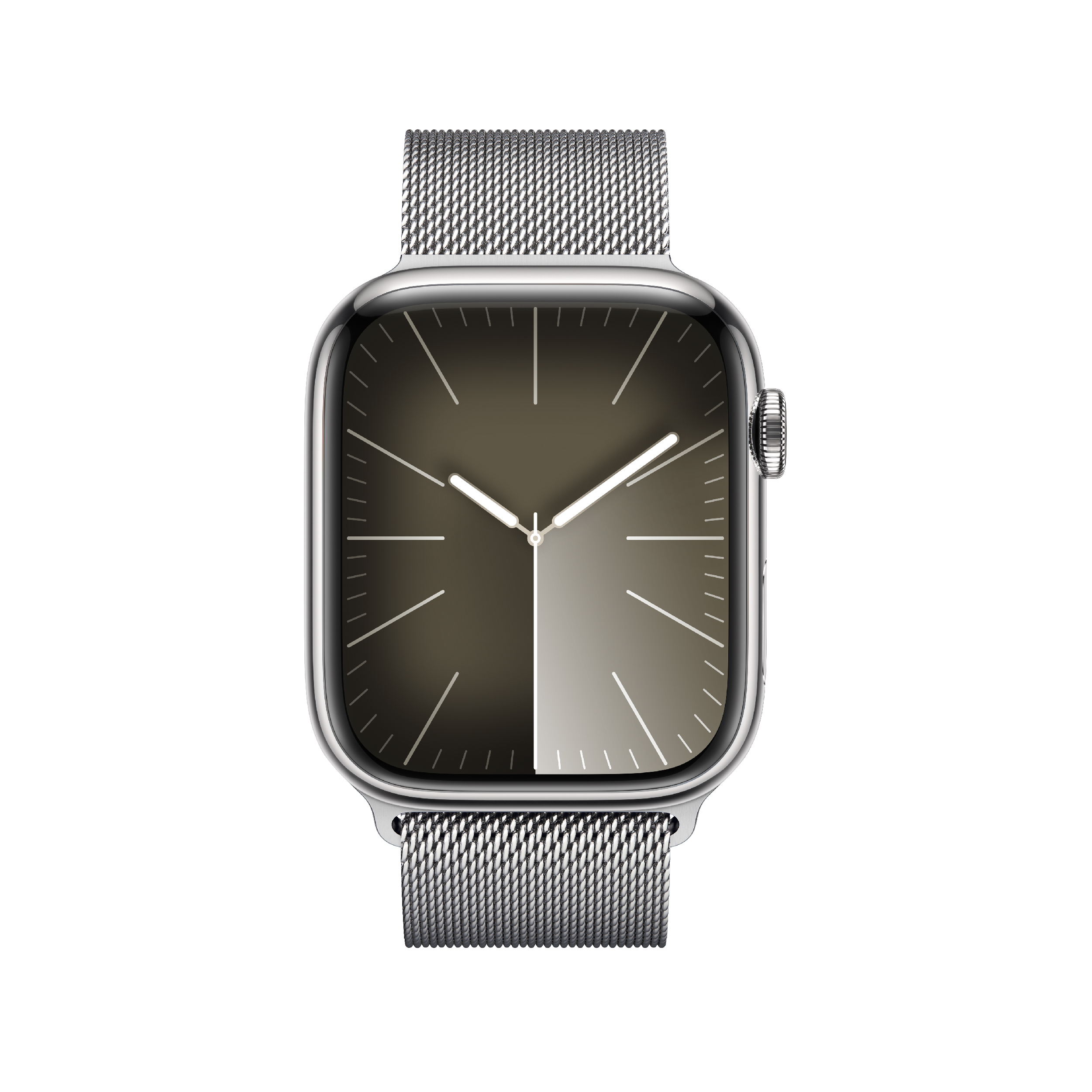 Image of suggested product: APPLE Smartwatch Series 9 GPS + Cellular 41mm, Silver Stainless Steel με Silver Milanese Λουράκι