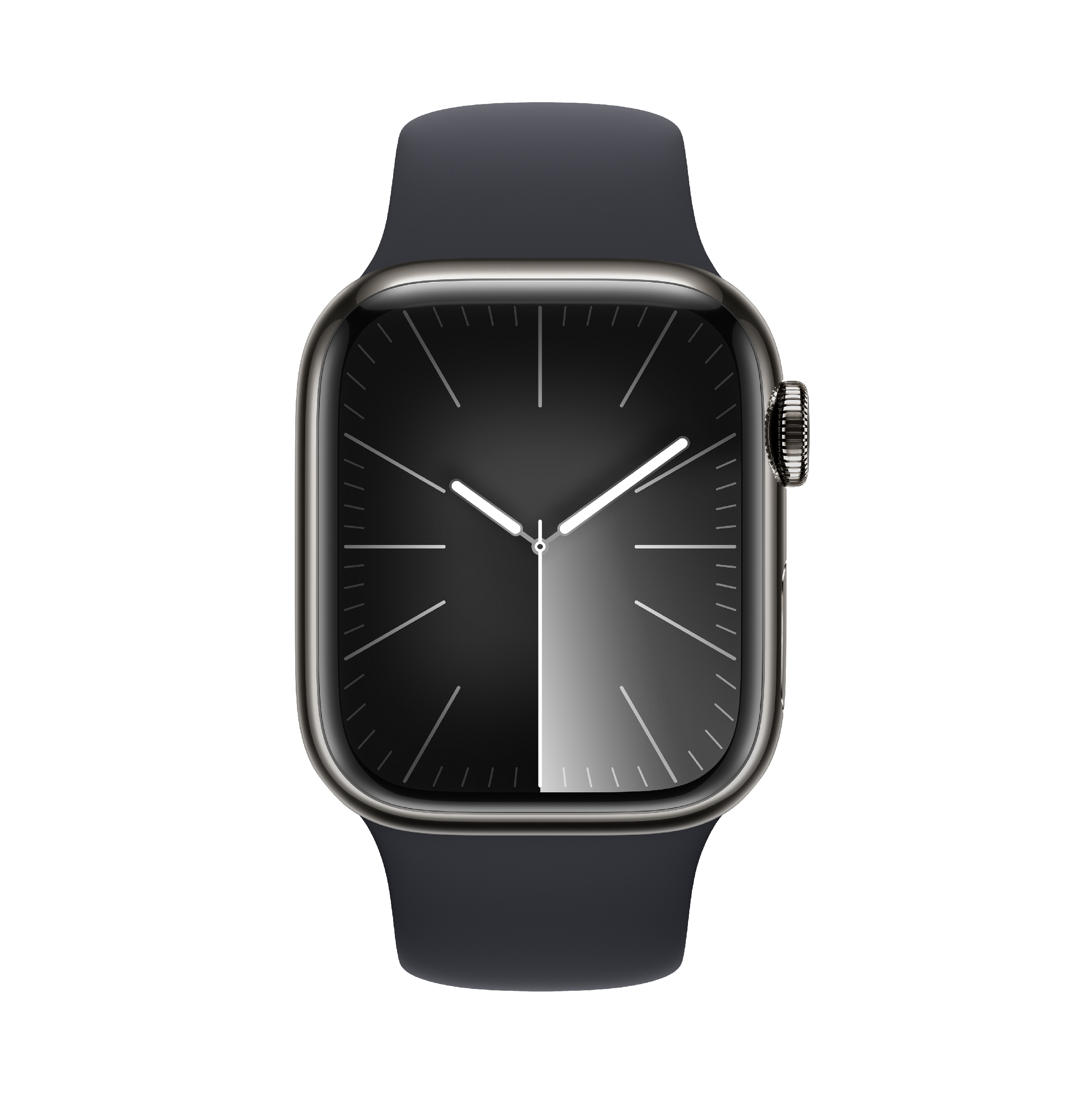 Image of suggested product: APPLE Smartwatch Series 9 GPS + Cellular 41 mm, Graphite Stainless Steel μεMidnight Sport Λουράκι