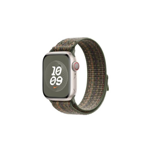 APPLE MTL33ZM/A Nike Sport Loop Λουράκι για Apple Watch, Sequoia/Πορτοκαλί | Apple| Image 2