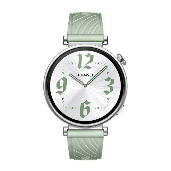 Image of suggested product: HUAWEI 55020CES Watch GT 4 Smartwatch 41 mm, Silver with Green Strap