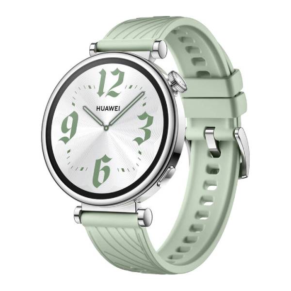 HUAWEI 55020CES Watch  GT 4 Smartwatch 41 mm, Ασημί με Πράσινο Λουράκι | Huawei| Image 2