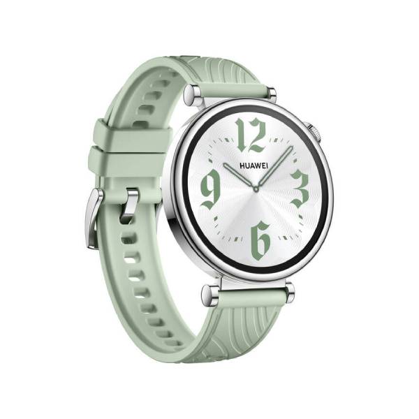 HUAWEI 55020CES Watch  GT 4 Smartwatch 41 mm, Ασημί με Πράσινο Λουράκι | Huawei| Image 3