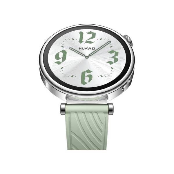 HUAWEI 55020CES Watch  GT 4 Smartwatch 41 mm, Ασημί με Πράσινο Λουράκι | Huawei| Image 4