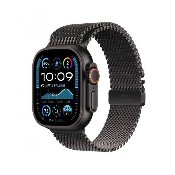 APPLE Smartwatch Ultra 2 GPS + Cellular 49mm Black Titanium Case with Milanese Loop - Medium | Apple| Image 2