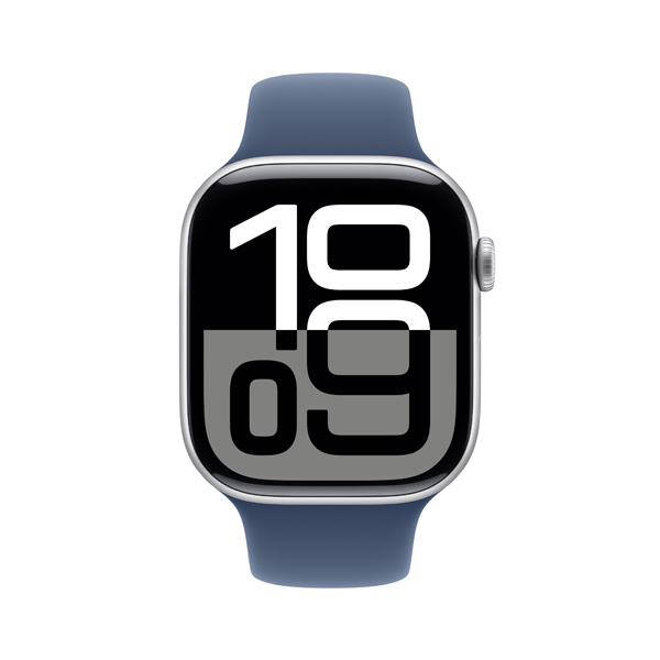 Image of suggested product: APPLE Smartwatch Series 10 GPS + Cellular 46mm, Ασημί Aluminium με Denim Sport Λουράκι, S/M
