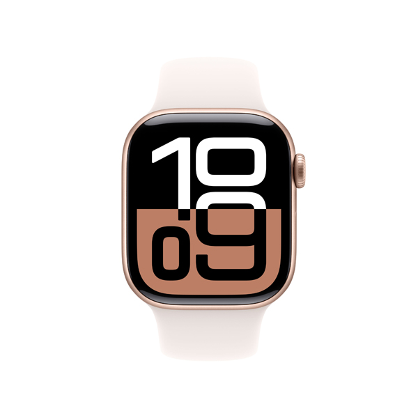 Image of suggested product: APPLE Smartwatch Series 10 GPS + Cellular 46mm, Rose Gold Aluminium με Light Blush Sport Λουράκι,S/M