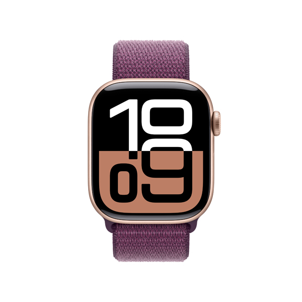 Image of suggested product: APPLE Smartwatch Series 10 GPS + Cellular 46mm, Rose Gold Aluminium με Plum Sport Loop Λουράκι
