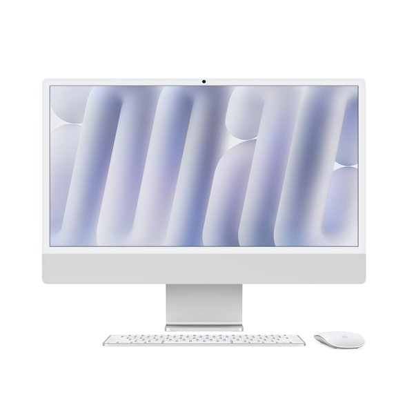APPLE MWUU3GR/A iMac M4 All in One Υπολογιστή, Ασημί