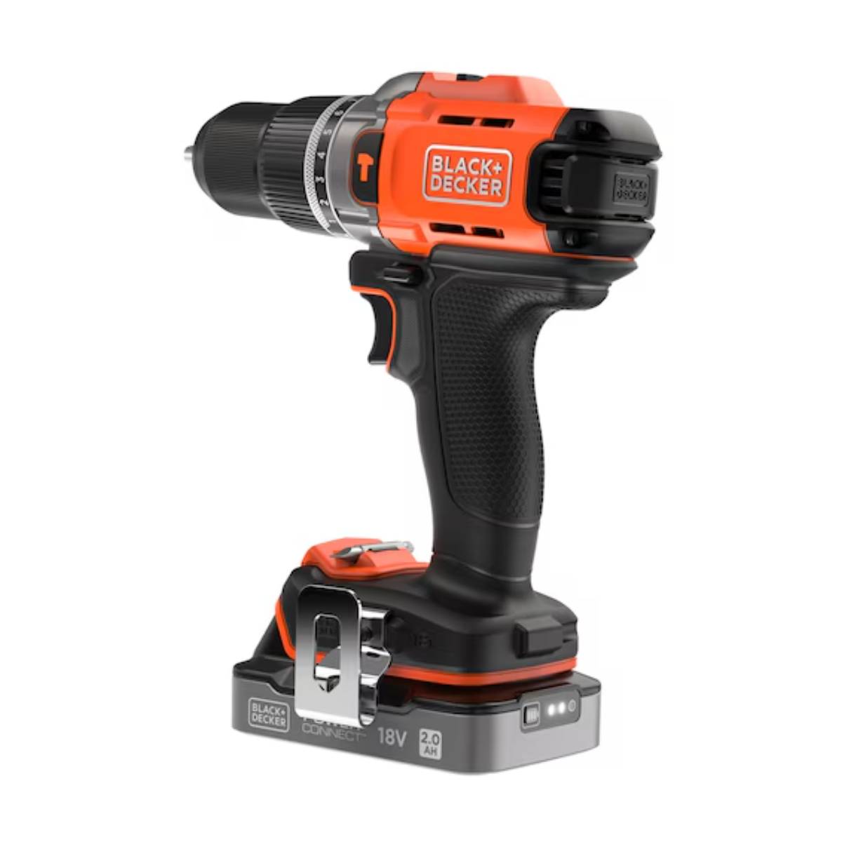 BLACK & DECKER BCD383D1XC-QW Κρουστικό Δραπανοκατσάβιδο Μπαταρίας 18V, 1X2 Ah | Black-decker| Image 2