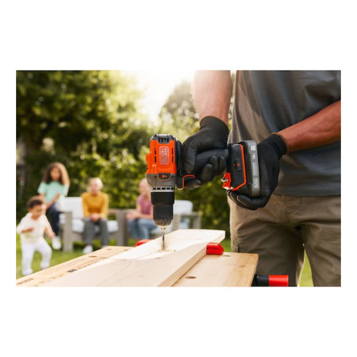 BLACK & DECKER BCD383D1XC-QW Κρουστικό Δραπανοκατσάβιδο Μπαταρίας 18V, 1X2 Ah | Black-decker| Image 3