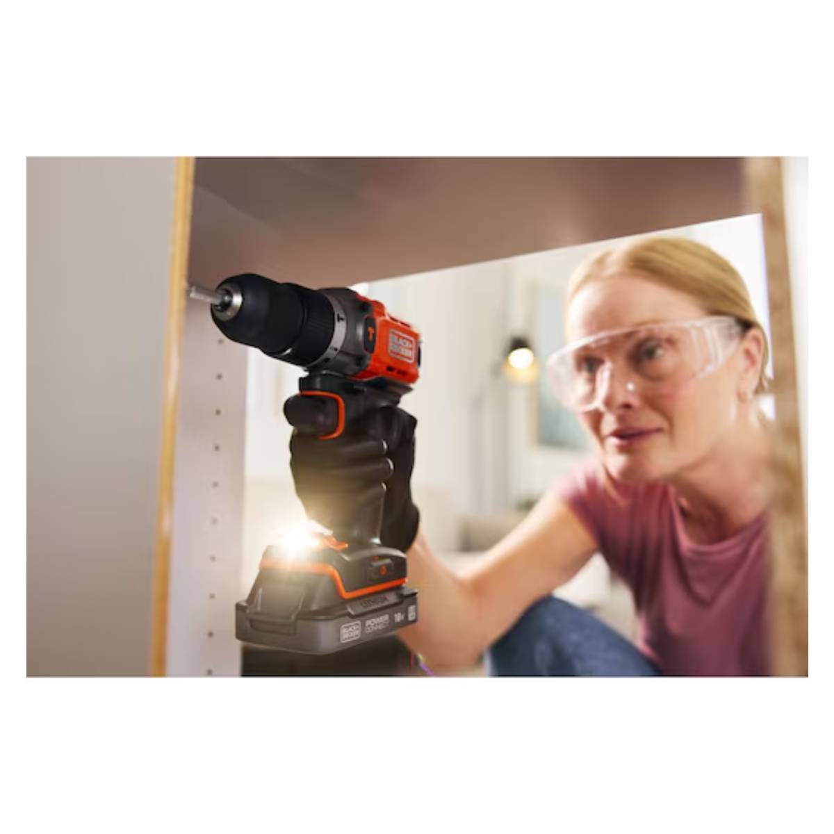 BLACK & DECKER BCD383D1XC-QW Κρουστικό Δραπανοκατσάβιδο Μπαταρίας 18V, 1X2 Ah | Black-decker| Image 5