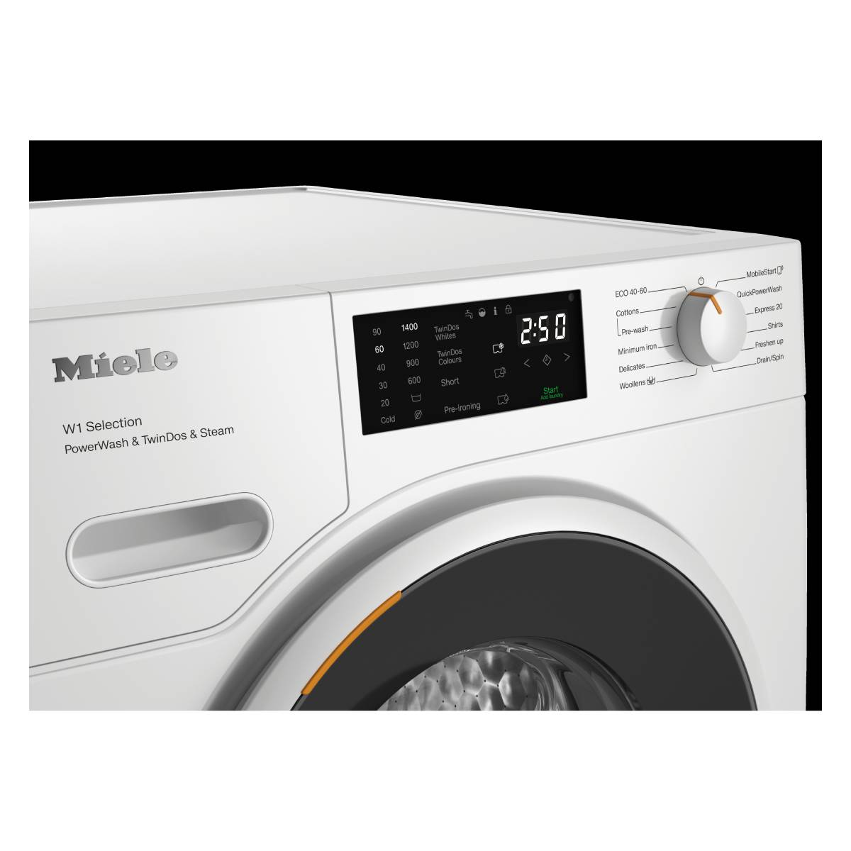 MIELE WSG883WCS Πλυντήριο Ρούχων Με Ατμό 9 kg, Άσπρο | Miele| Image 2