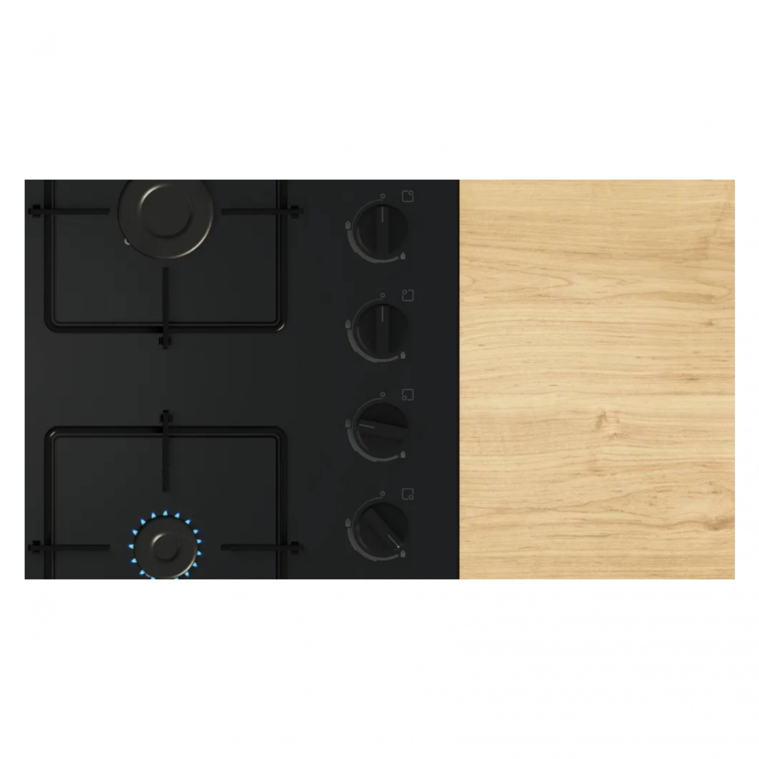 BOSCH POP6B6K30 Εστία Υγραερίου, Μαύρο | Bosch| Image 2